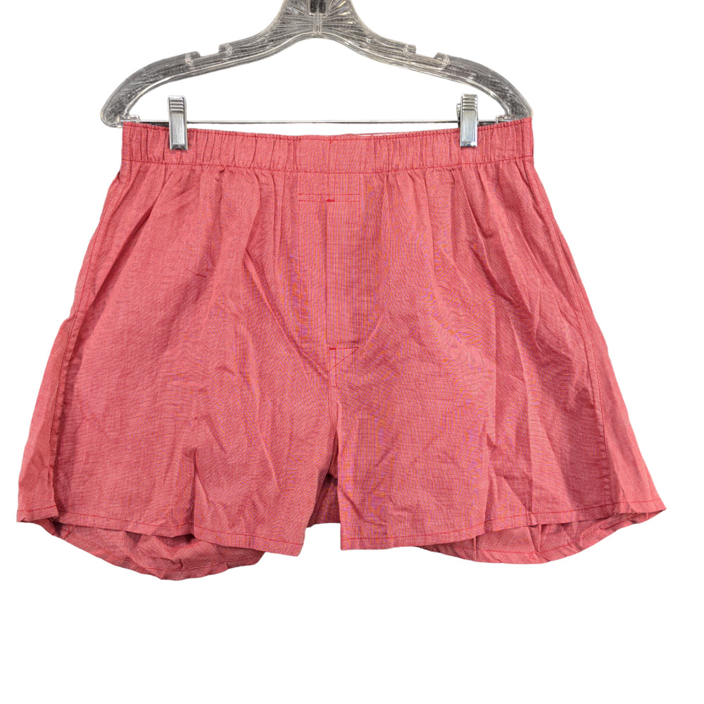 Croft & Barrow Mens Shorts Red Size L 36-38 100% Cotton RN 59495